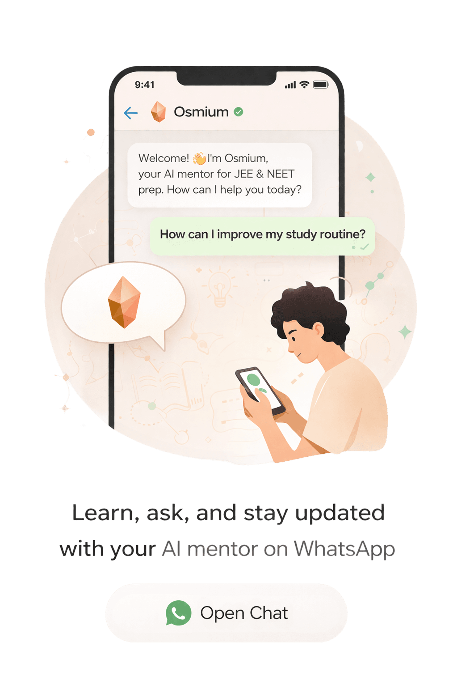 Learn on WhatsApp